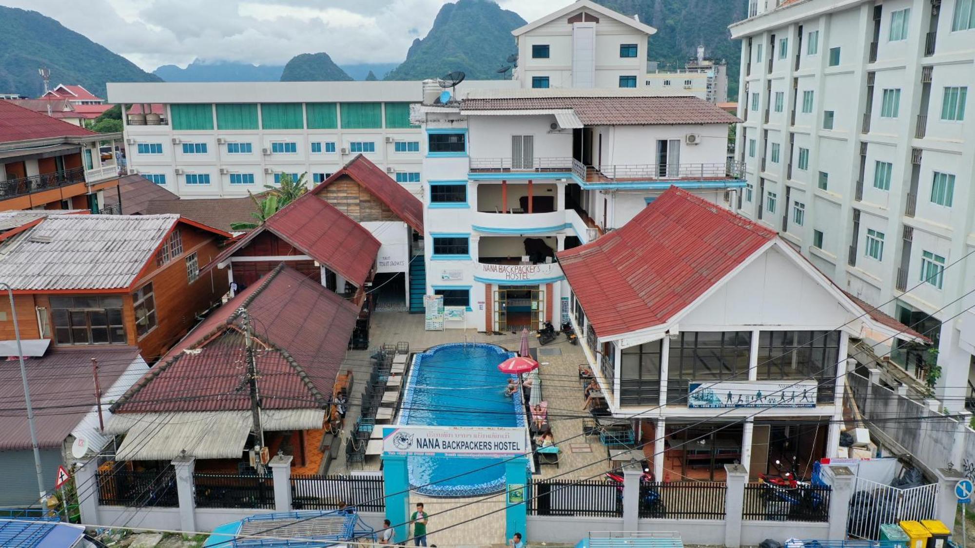 Nana Backpackers Hostel Vang Vieng Exterior photo